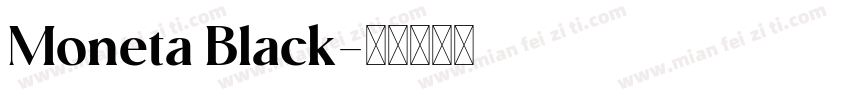 Moneta Black字体转换